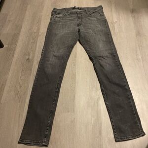 Hollister Men's Charcoal Skinny Jeans